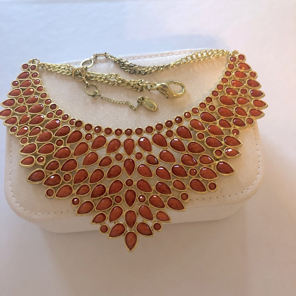 Amrita Singh Ruby Rosaline Statement Bib Necklace - image 6
